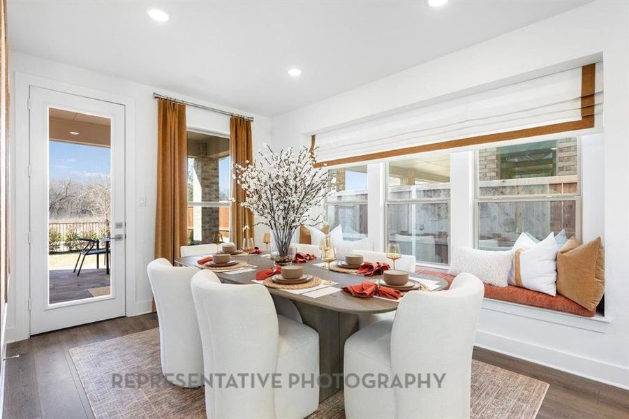 Furnished interior view inside a new home in The Parks at Wilson Creek: 40ft. lots, Celina (Image 33). Furnished interior view inside a new home in The Parks at Wilson Creek: 40ft. lots, Celina (Image 33).