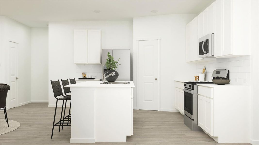 Furnished interior view inside a new home in , Elgin (Image 30).