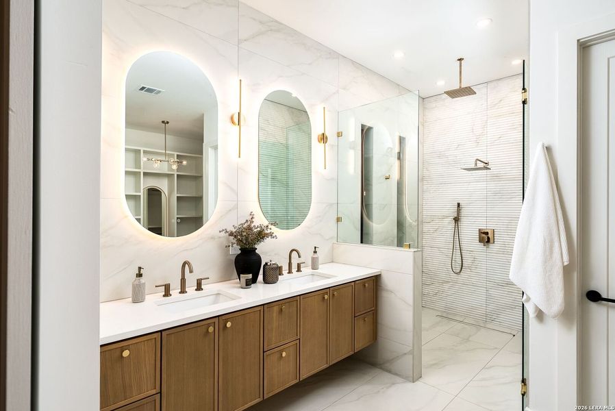 Furnished interior view inside a new home in , San Antonio (Image 10).