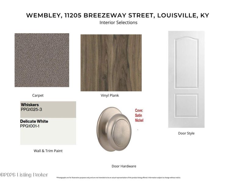Sample of building materials used in homes in Windcrest Farms, Louisville (Image 5). Sample of building materials used in homes in Windcrest Farms, Louisville (Image 5).