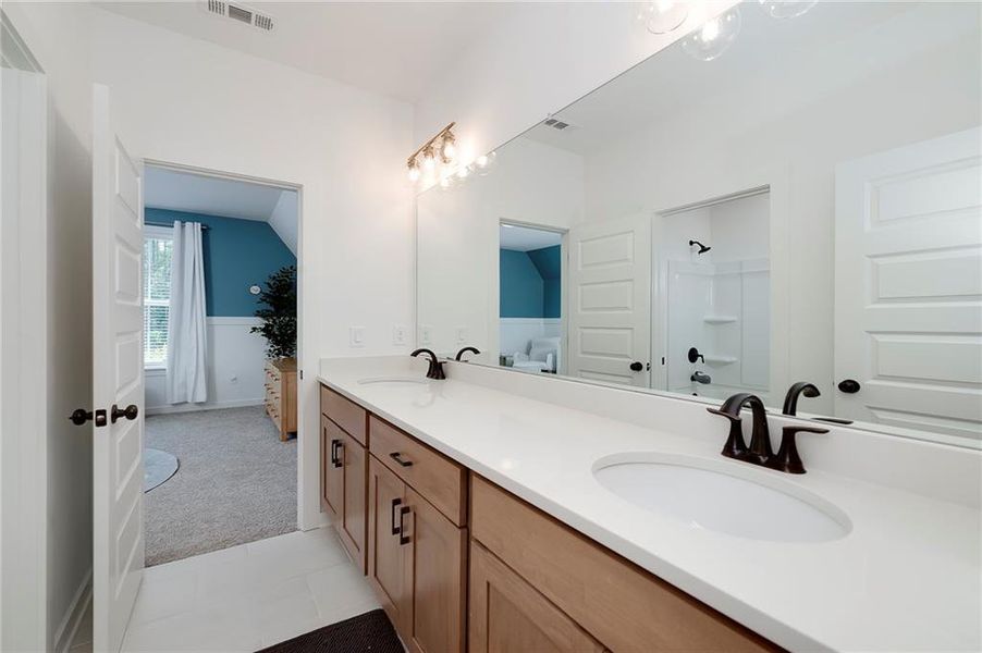 Furnished interior view inside a new home in Maddux Path, Cumming (Image 26).