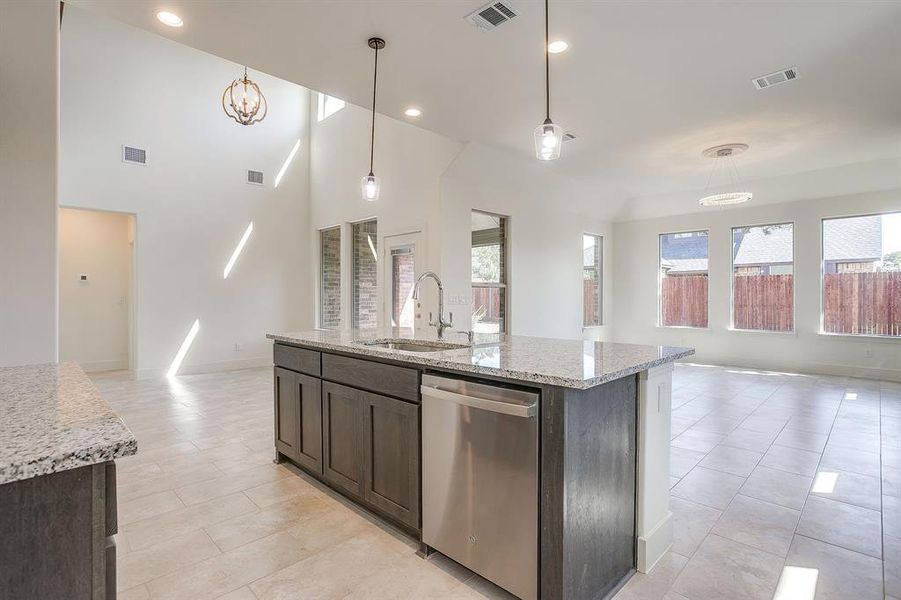 Furnished interior view inside a new home in , Fort Worth (Image 9).