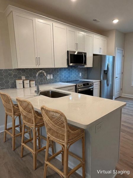 Furnished interior view inside a new home in Sawyer’s Run, Hampstead (Image 5).