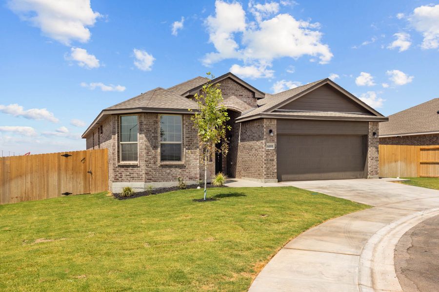 Representative exterior photo of a completed home built from the Oxford by D.R. Horton in Yukon Ridge, Odessa, TX (Image 21). Representative exterior photo of a completed home built from the Oxford by D.R. Horton in Yukon Ridge, Odessa, TX (Image 21).