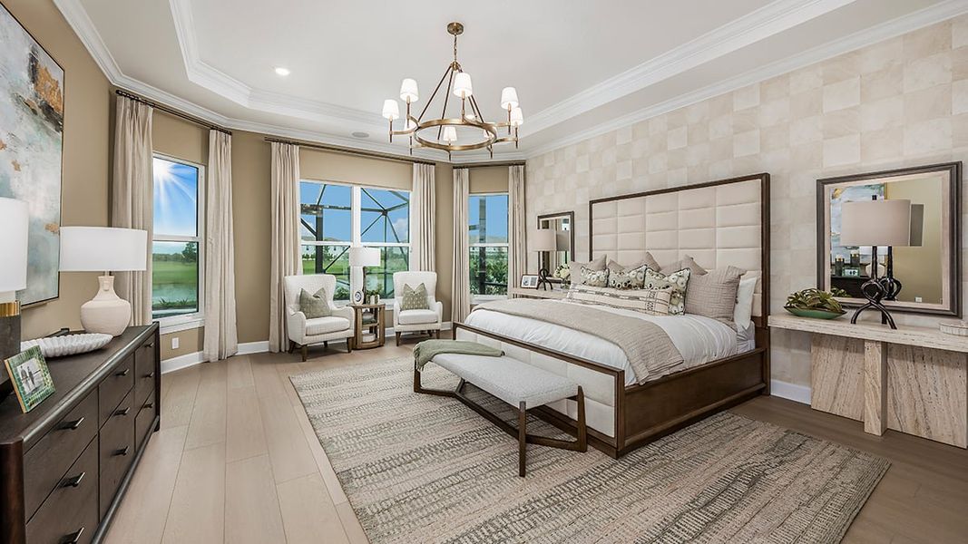 Representative furnished interior of a home built from the Pallazio by Taylor Morrison in Astor Creek Golf and Country Club, Port St. Lucie (Image 13).