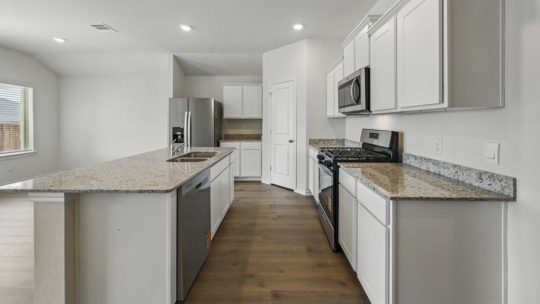 Furnished interior view inside a new home in Stonewyck Farms, Ennis (Image 10).