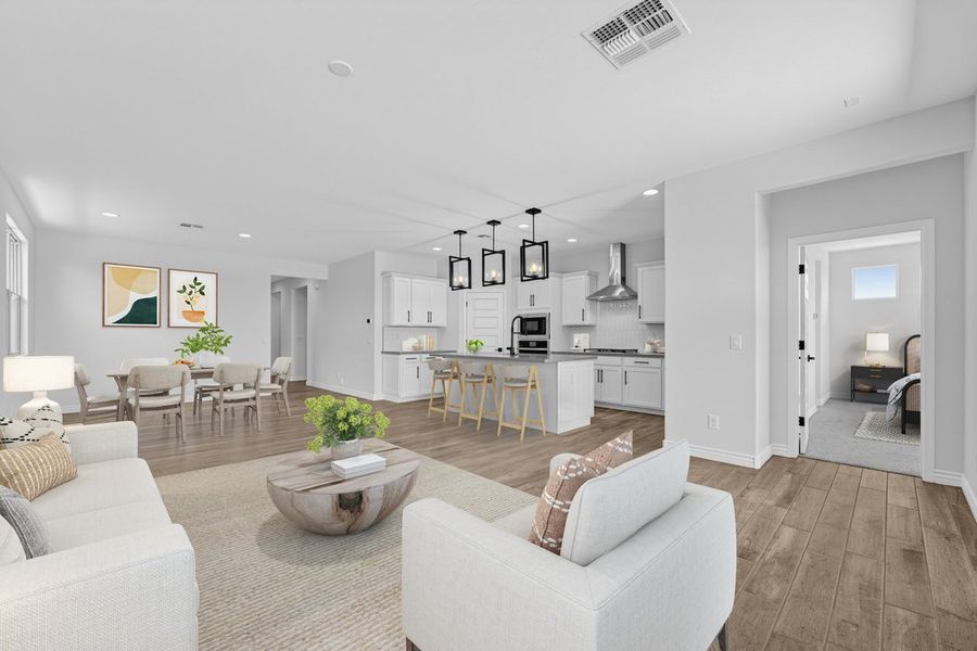 Furnished interior view inside a new home in Combs Ranch, San Tan Valley (Image 4).
