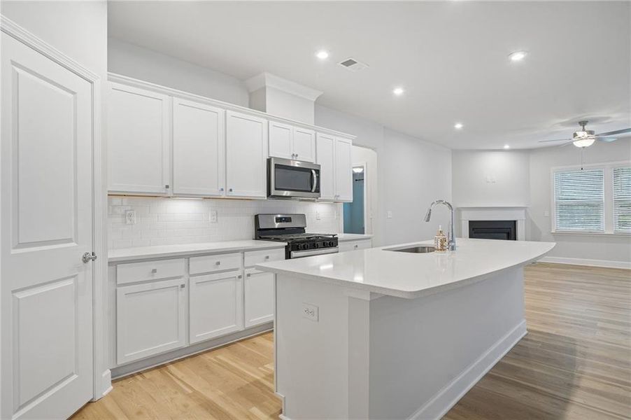 Furnished interior view inside a new home in Bennett Park, Grayson (Image 8).