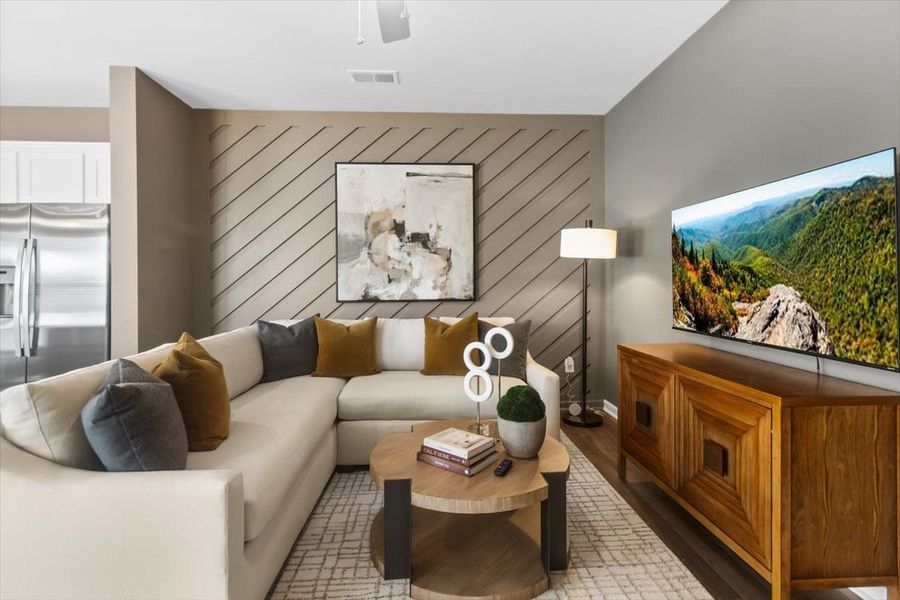 Furnished interior view inside a new home in Gardner Heights, Greer (Image 11). Furnished interior view inside a new home in Gardner Heights, Greer (Image 11).