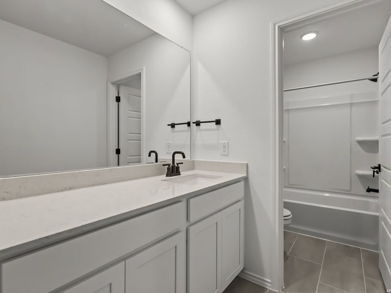 Furnished interior view inside a new home in Meadows at Oak Creek, San Antonio (Image 10).