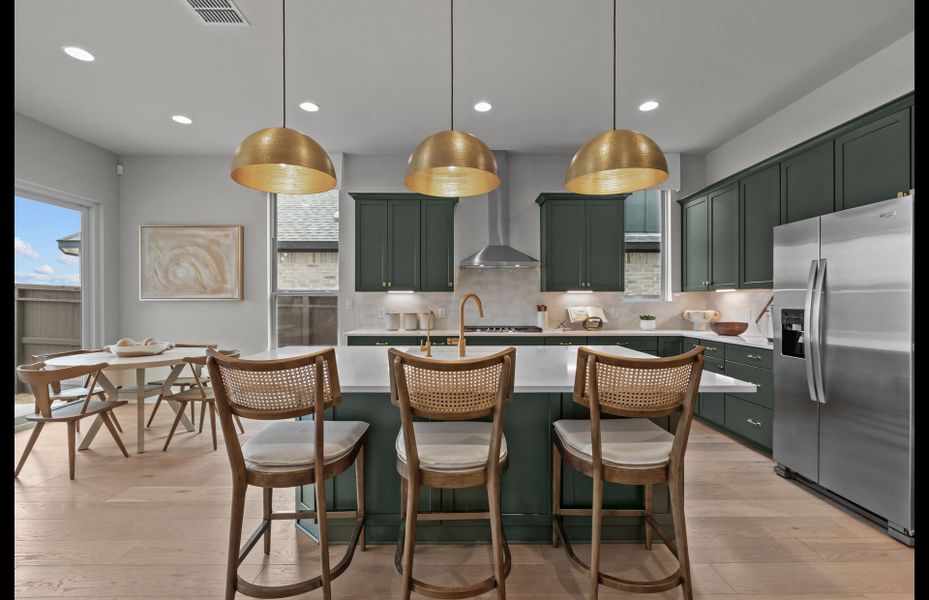 Furnished interior view inside a new home in Corley Farms, Boerne (Image 8).