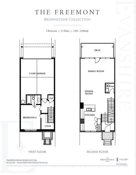 2D floor plan layout of this home in Evanshire Townhomes, Duluth, GA (Image 4).