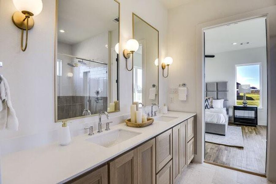 Furnished interior view inside a new home in , Midlothian (Image 28). Furnished interior view inside a new home in , Midlothian (Image 28).