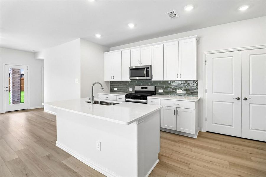 Furnished interior view inside a new home in Southridge - Spring Series, Princeton (Image 8).