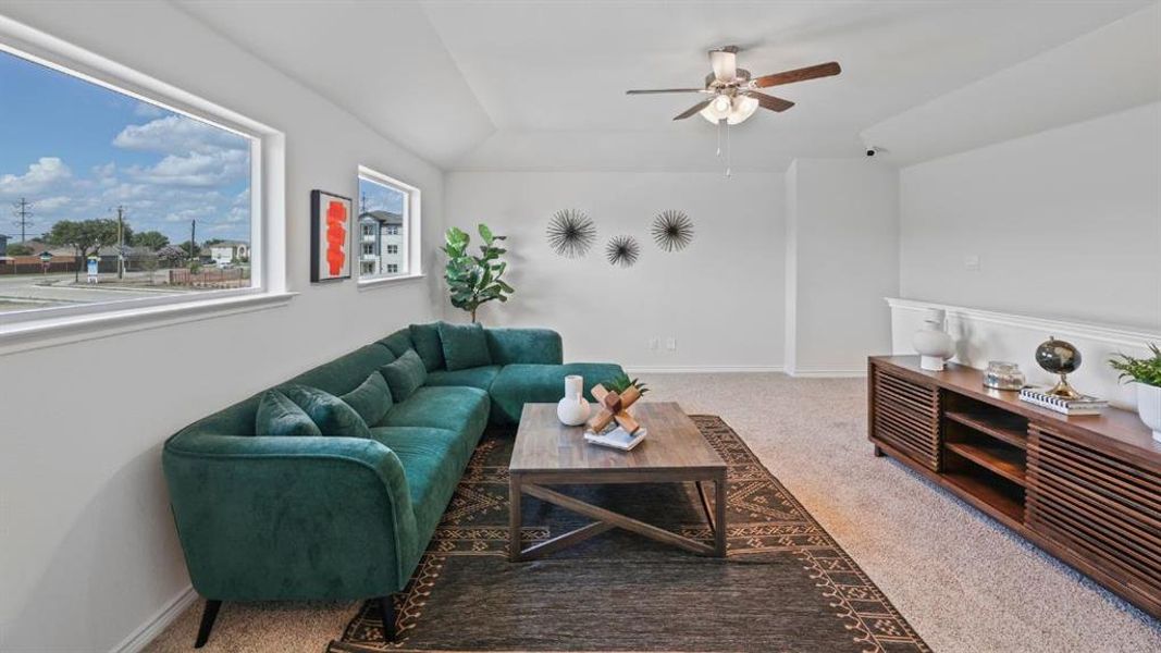 Furnished interior view inside a new home in The Preserve at Forum, Grand Prairie (Image 5). Furnished interior view inside a new home in The Preserve at Forum, Grand Prairie (Image 5).