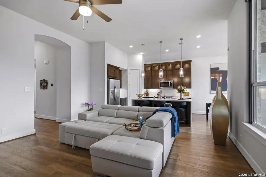Furnished interior view inside a new home in Alsatian Oaks, Castroville (Image 7). Furnished interior view inside a new home in Alsatian Oaks, Castroville (Image 7).
