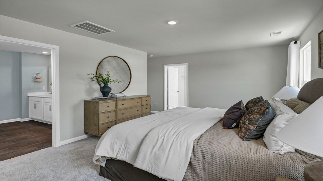 Furnished interior view inside a new home in Hunter's Branch, Hopkins (Image 30). Furnished interior view inside a new home in Hunter's Branch, Hopkins (Image 30).