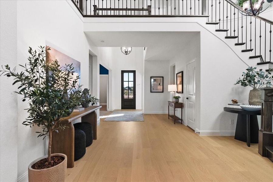 Furnished interior view inside a new home in Timberbrook, Justin (Image 14).