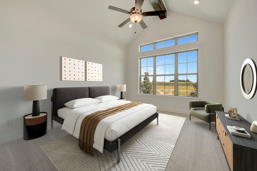 Furnished interior view inside a new home in Mantua Point Gardens, Van Alstyne (Image 7).