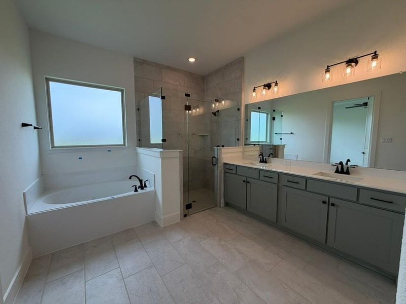 Furnished interior view inside a new home in Rocky Top, Krum (Image 6).