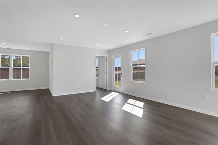 Spacious, unfurnished interior of a new home in Aspen Meadows, Hampton (Image 13). Spacious, unfurnished interior of a new home in Aspen Meadows, Hampton (Image 13).