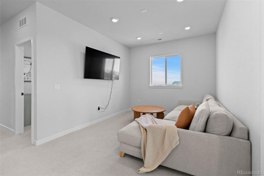Furnished interior view inside a new home in Trails at Smoky Hill, Parker (Image 8).