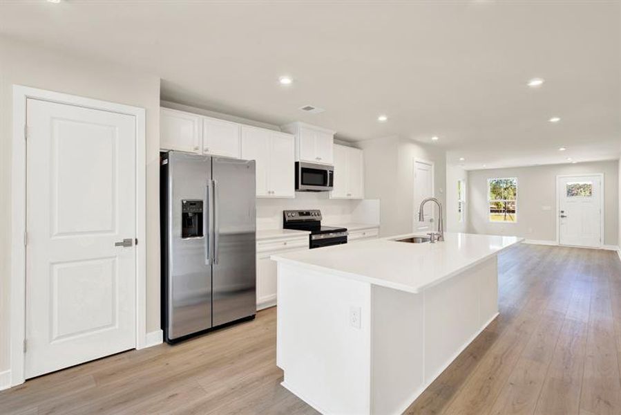 Furnished interior view inside a new home in Cobblestone at East Argent, Hardeeville (Image 5). Furnished interior view inside a new home in Cobblestone at East Argent, Hardeeville (Image 5).
