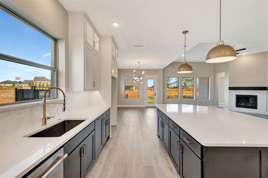 Furnished interior view inside a new home in Northshore at Lakewood Village - Classic Series, Lakewood Village (Image 6).