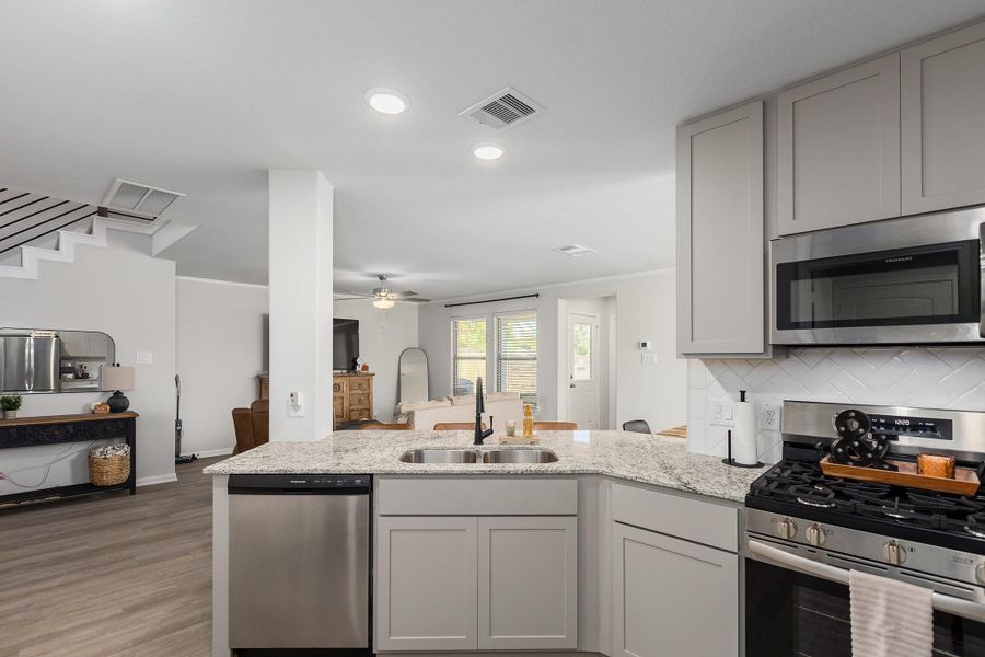 Furnished interior view inside a new home in The Villages at Westpointe, Dayton (Image 17).
