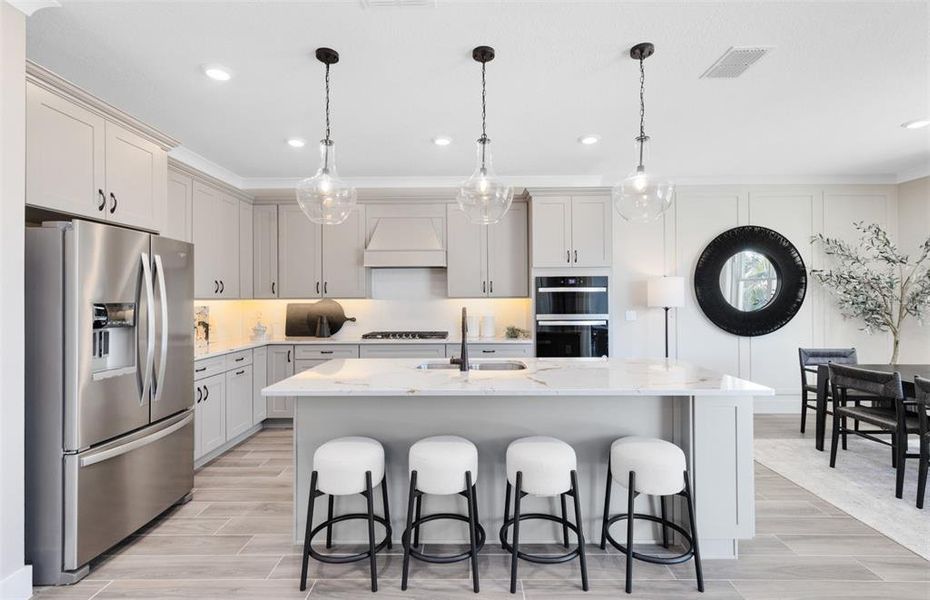 Furnished interior view inside a new home in Parkside Trails, Clermont (Image 22).