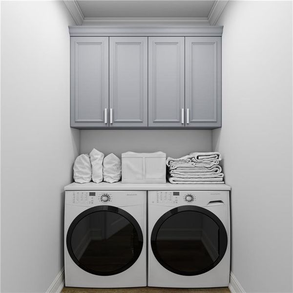 Furnished interior view inside a new home in , Cumming (Image 34).