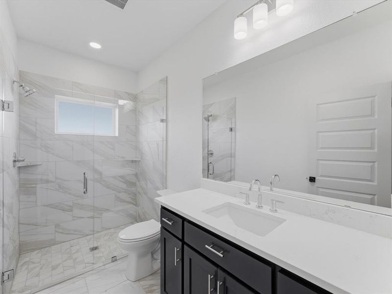 Furnished interior view inside a new home in , Avalon (Image 10).