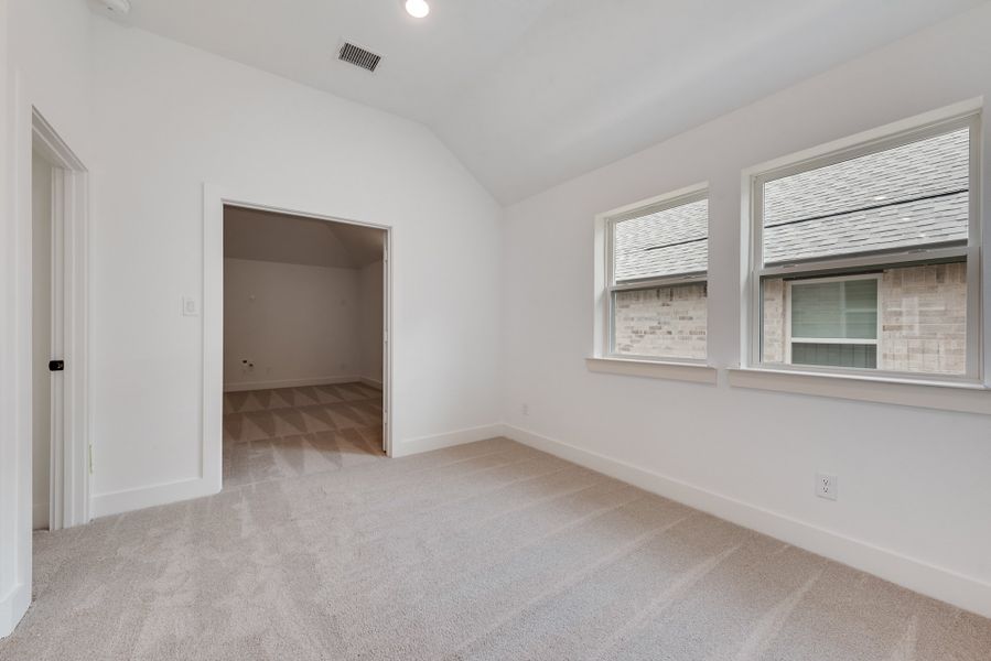 Spacious, unfurnished interior of a new home in Fields - 40' Lots, Frisco (Image 29). Spacious, unfurnished interior of a new home in Fields - 40' Lots, Frisco (Image 29).