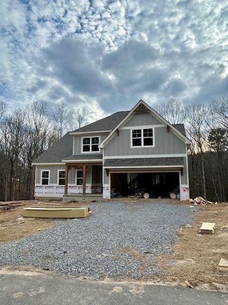 In-progress construction of a new home in , Waleska, GA (Image 18).