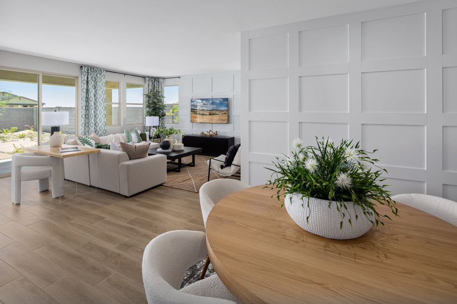 Representative furnished interior of a home built from the Irwin by Beazer Homes in Marbella at Windrose, Waddell (Image 17).