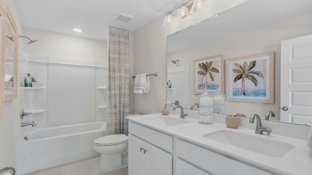 Furnished interior view inside a new home in Townes at Carolina Forest, Myrtle Beach (Image 23).