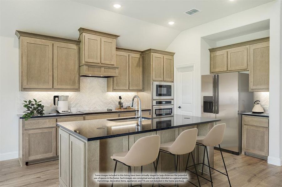 Furnished interior view inside a new home in Mockingbird Hills 60-65, Joshua (Image 5).
