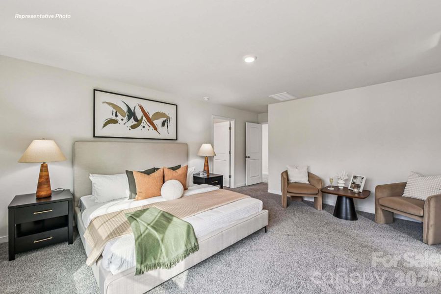 Furnished interior view inside a new home in Huffman Ridge, Hickory (Image 3).