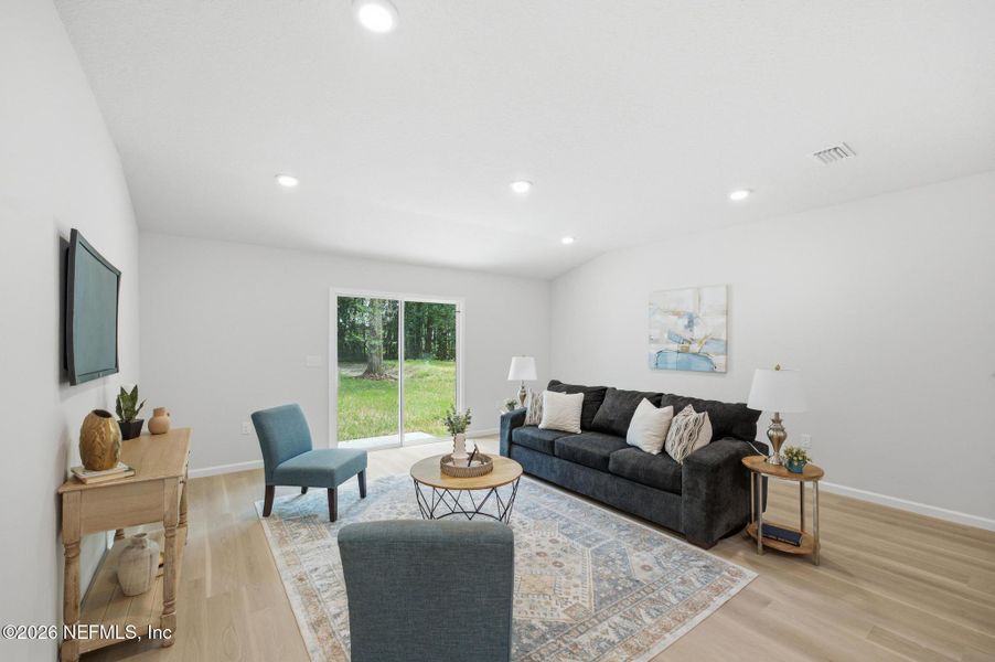 Furnished interior view inside a new home in , Jacksonville (Image 10).