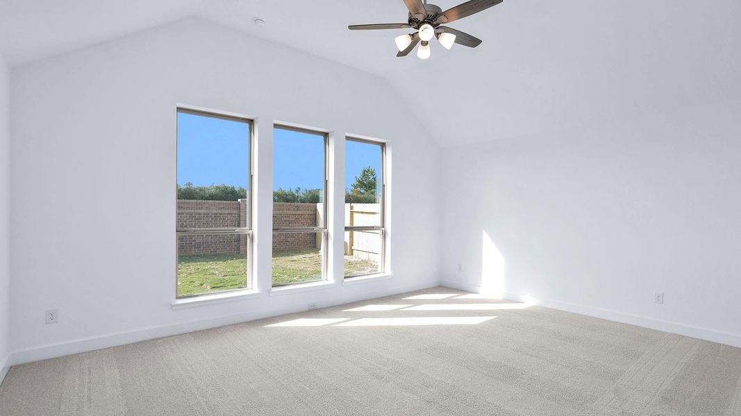 Spacious, unfurnished interior of a new home in Everly 50', Tomball (Image 10).