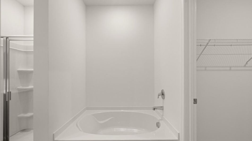 Representative interior finishes for a home built from the Cali by D.R. Horton in The Reserve at Calcutta, Stockbridge (Image 11).