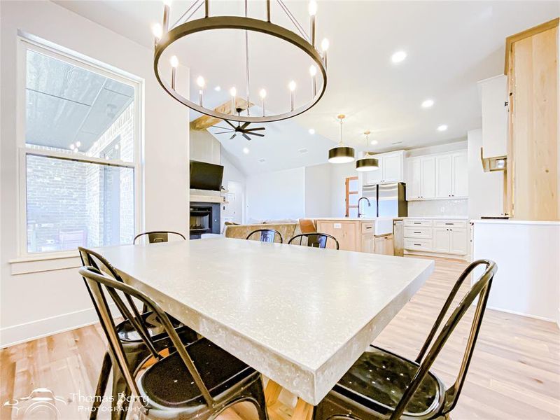 Furnished interior view inside a new home in , Abilene (Image 33).