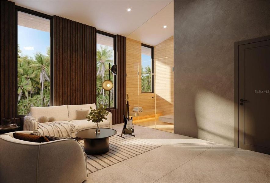 Furnished interior view inside a new home in , Sarasota (Image 11). Furnished interior view inside a new home in , Sarasota (Image 11).