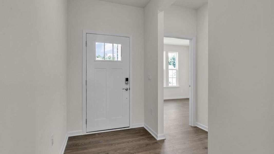 Representative unfurnished interior of a home built from the BRISTOL by D.R. Horton in The Villas at Galvins Ridge, Sanford (Image 14).