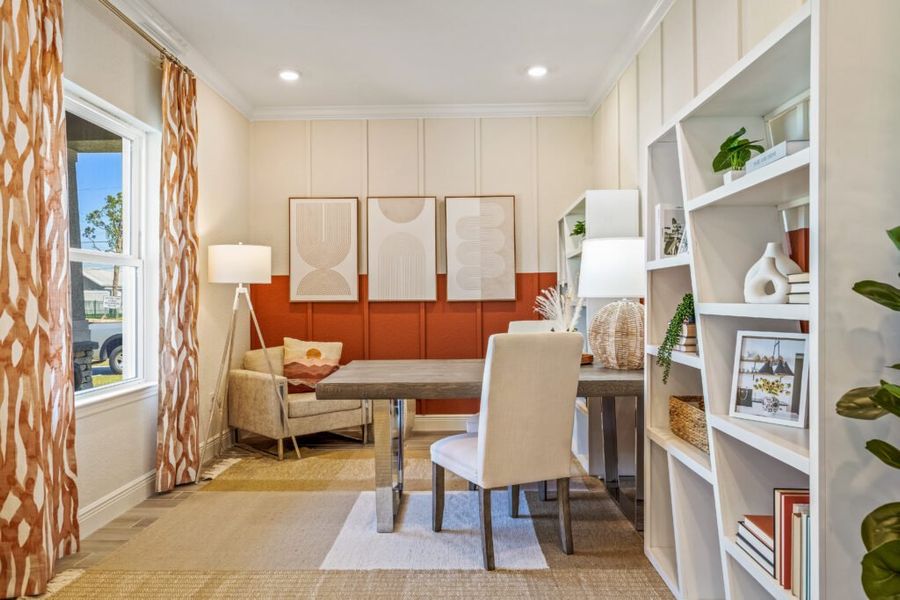 Representative furnished interior of a home built from the Siesta by Holiday Builders in Sebastian Highlands, Sebastian (Image 6).