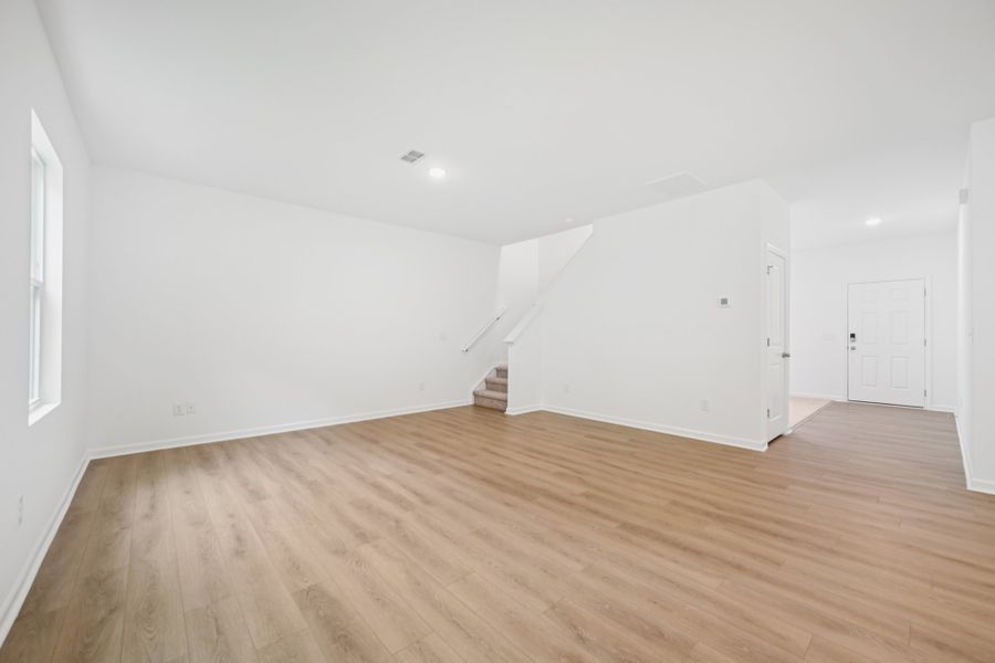 Representative unfurnished interior of a home built from the Brooke by Ashton Woods in Middleton Farms, Middlesex (Image 16).