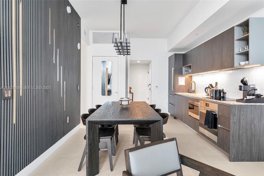 Furnished interior view inside a new home in , Miami (Image 14).