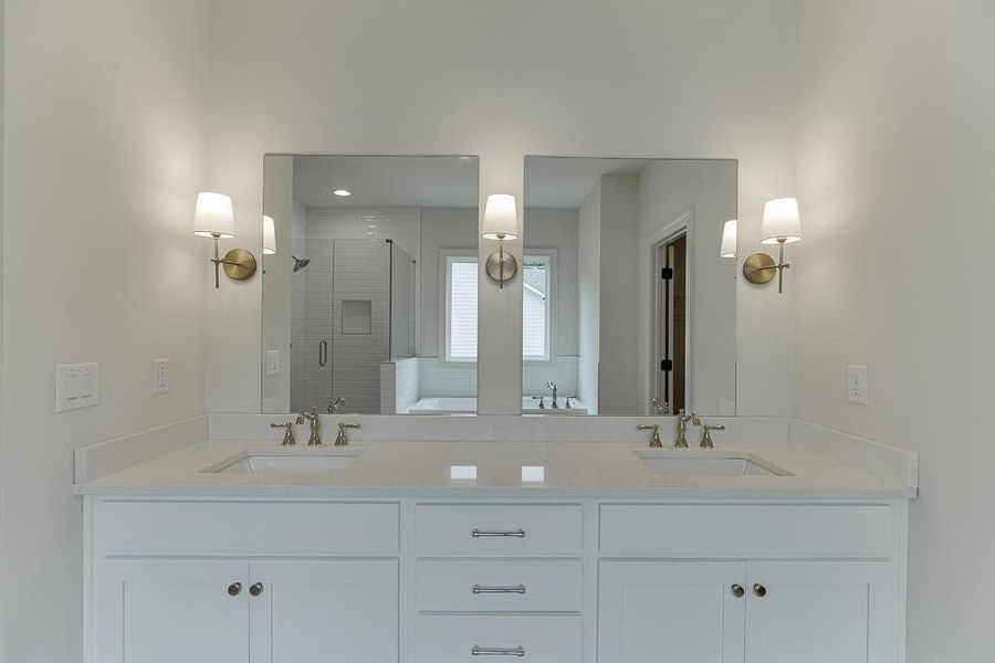 Furnished interior view inside a new home in , Sugar Hill (Image 14). Furnished interior view inside a new home in , Sugar Hill (Image 14).