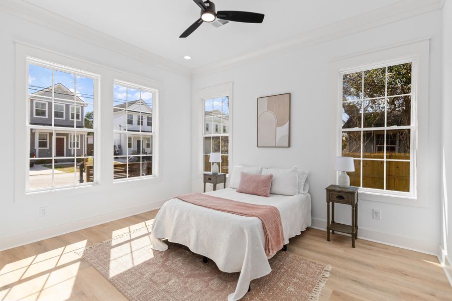 Furnished interior view inside a new home in , North Charleston (Image 13).