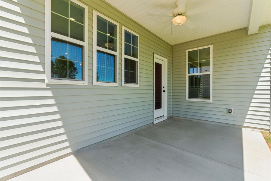 Exterior details and patio area of a home in , Summerville (Image 22).